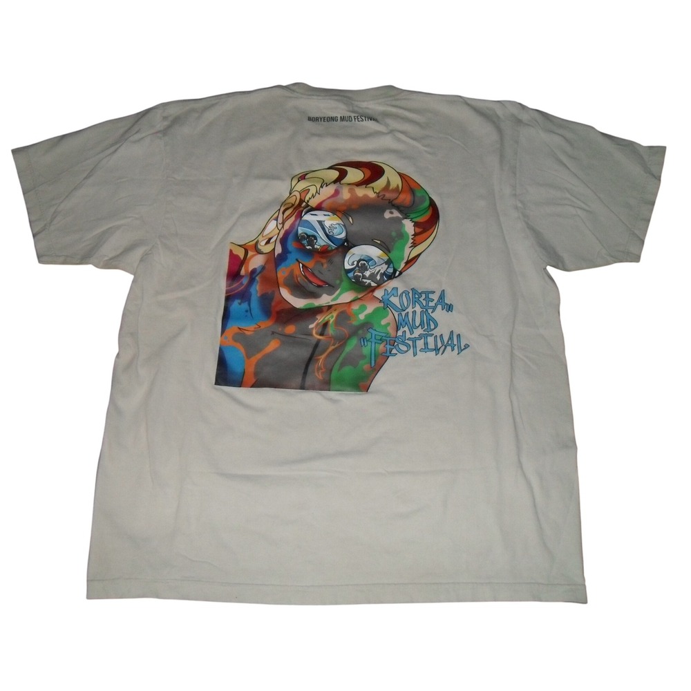 BMF Graphic‎ Boryeong Mud Festival T-Shirt Heavyweight Cotton XL Abstractcore